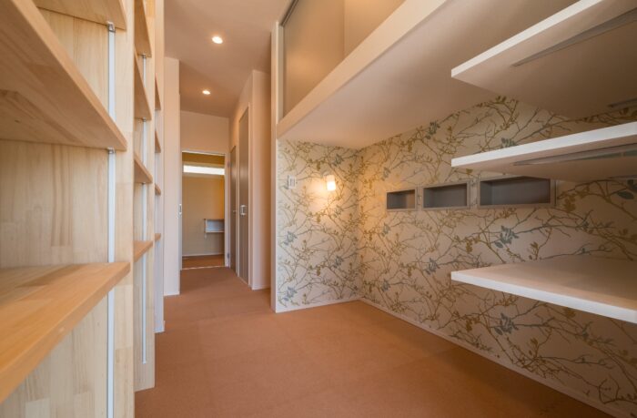 プライベートヌックがある平屋