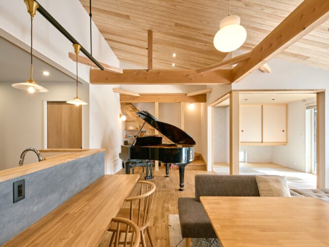 内装|音が満ちる、心地よい平屋(長期優良住宅)2