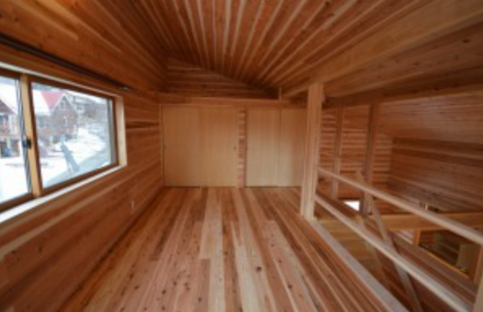 白樺林に囲まれた別荘