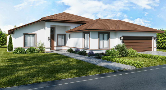 機能性を重視した平屋