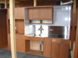 キッチンカウンターを中心に十字型の家(住宅特集2013.9掲載)【11坪】 内観画像